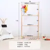 Perchero para Ropa de Mascota, Perchero de Madera, Armario para Gatos, Estante de Almacenamiento de Ropa de Madera Maciza, Perchero de Pie para Perros