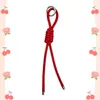Al por mayor Moda Cuerda de Cuero PU Nudo Peruano Colgante Estilo Ins Colgante para Llavero Simple Tejido a Mano Accesorios para Equipaje
