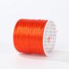 Hilo elástico plano de seda de color 0.8mm hilo elástico para cuentas pulsera de spandex cuerda elástica con cuentas tejida a mano