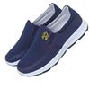 Sapatos de Tecido Novos Old Beijing Primavera 2025 Masculino Baixo Slip-on Respirável Versátil Solado Macio Confortável Sapatos para Meia-idade e Idosos