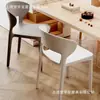Cadeira de Plástico Doméstica Cadeira Moderna Simples para Mesa de Jantar Cadeira de Plástico Espessado com Chifre Cadeira de Lazer Nato com Encosto Cadeira para Negociação
