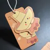 Etiqueta colgante etiqueta colgante tarjeta personalizada funda de tarjeta combinación etiqueta colgante hecha a medida ropa de mujer sensación de alta gama etiqueta colgante de ropa etiqueta de bolsa papel