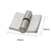 Accesorios para Particiones de Acero Inoxidable para Baño Público Puerta de Cierre Automático para Inodoro Bisagra Plana para Inodoro Juego de Puertas Apilables Engrosadas para Inodoro