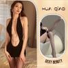 Lencería Sexy Elegante Uniforme de Secretaria Divertido Sin Ajuste Sexy Belleza Pecho Abierto Cadera Caliente Espalda Descubierta Club Nocturno