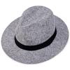 Sombrero bombín de primavera para hombre material de cáñamo ala plana hombres de mediana edad y mayores sombrero para el sol sombrero casual sombrero de viaje sombrero para hombre parasol vaquero
