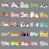 50 Pegatinas Originales de Animales Corriendo Pintadas a Mano, Exquisitas Caricaturas Versión Q para Manualidades DIY Guka Pegatinas para Laptop