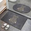 Alfombrilla de baño de diatomeas de secado rápido, suave, absorbente y antideslizante, para puerta de baño