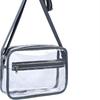 Procesamiento Bolso Cruzado Transparente de PVC Personalizado Riñonera Deportiva Estilo Coreano para Hombres y Mujeres Bolso de Pecho Impermeable para Almacenamiento Bolso de Hombro de Moda