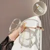 Nuevas Gafas Teame Anti-luz Azul para Miopía Moda Popular en Internet Montura de Gafas Trendy Gafas para Miopía de Color Cambiante Liso para Mujer