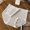 Bragas de Encaje de Doble Cara Pure Desire para Mujer, Lujo Ligero de Cintura Media Transpirables de Seda con Refuerzo Antibacteriano, Tangas Jacquard sin Costuras