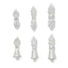 Accesorios de Plata Lisa Pura S925, Herramientas Rituales de Plata Lisa, Campana Vajra, Accesorios de Joyería para Pulsera de Bodhi Hecha a Mano para DIY