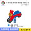 Caballo Mecedor de Resorte PE Dorado Mickey Lancha Rápida Exterior Motocicleta Mecedora PV Parque Infantil Columpio Exterior Equipo de Juego