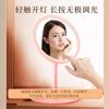 Espejo de maquillaje LED famoso en Internet con luz de relleno, espejo de belleza de escritorio recargable, espejo de relleno para dormitorio, espejo pequeño estilo Ins