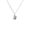 Fabricantes de liga de cobre prata lock bag pingente personalidade ginkgo folha colar acessórios pingente jóias atacado mulheres