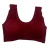 Sujetador estilo chaleco de encaje Zeriluna con cierre frontal, disponible en varios colores, cómodo y de soporte, sujetador sin aros