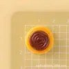 Brilhante pão assado simulação comida brinquedo cola de creme DIY grampo de cabelo chaveiro copo de água acessórios de resina