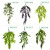 Plantas Artificiais Verdes Trepadeiras, Samambaias, Eucalipto para Pendurar na Parede, Mandala, Grama Persa, Itens de Decoração para Casamentos e Festas em Casa