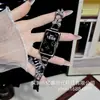 Correa de metal para reloj con cadena y lazo delgado, adecuada para Apple 10 11 Xiaomi Huawei 11 GT6 Fit4