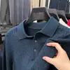 Nuevo Suéter Básico de Invierno 2025 para Hombre, Engrosado, de Mediana Edad, Holgado, Color Sólido, Casual, Suéter de Punto con Cuello Campana para Hombre al por Mayor