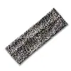 Faixa de Cabelo Retro Estampa de Leopardo Europeia e Americana Transfronteiriça Moda Street Headwear de Garota Popular Faixa Elástica Absorvente de Suor Esportiva para Mulheres em Estoque