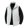 Transmisión en vivo súper ventas chaleco de plumas para hombre moda otoño e invierno chaleco exterior chaleco chaqueta color sólido