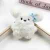 Colgante de Cachorro de Peluche Lindo Lazo Hecho a Mano DIY Conejo Gafas de Sol Colgantes Conejo Conejo Volador Accesorios de Dibujos Animados