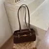 Cross2026 Otoño Nuevo Moda Retro Casual Bolso de Mano Bolso de Hombro de Moda Textura Simple Bolso de Axila para Mujer