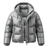 Chaleco de color sólido personalizado con cuello alto para hombre según tu diseño, chaleco acolchado corto y grueso para hombre, chaleco simple de algodón casual para hombre