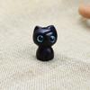 Sândalo Verde Hipopótamo Madeira Gato Curioso Fofo Ornamento de Mesa Yiming Xianyuan Jacarandá Gato Presente Criativo para Homens e Mulheres
