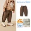 [Infrarrojo Lejano] Pantalones de Invierno para Niñas Engrosados y de Terciopelo Pantalones Casuales para Niños y Niñas Pantalones Deportivos a la Moda Ropa de Invierno Nueva para Niños