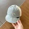Gorro de Bebé Verano Delgado Gorra de Béisbol con Visera para Bebé Niño Moda Malla Transpirable Secado Rápido Visera Solar Ala Suave Gorra de Béisbol para Bebé