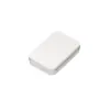 Caixa de Folha de Flandres Fosca Portátil Cortador de Unha Pequeno Produto Janela Embalagem de Caixa de Ferro Medalha Peitoral Caixa de Armazenamento para Pen Drive Moeda Comemorativa