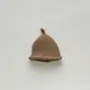 Gorro Coreano para Bebé Qiu Nan Otoño Invierno 2025 Nuevo Estilo ins Color Sólido Gorro de Punto con Chupete Gorro de Lana para Bebé Venta al por Mayor
