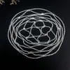 Sombreros de venta cruzada más vendidos, populares en Europa y América, accesorios de sombrero de malla multicapa con pedrería brillante para bodas de novia