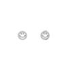Corea del Sur Dongdaemun Lujo Ligero Pequeña Fragancia Popular en Internet Creativo Moda Estilo Chic Aretes Simples de Carita Sonriente Aretes