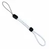 Artículos de fábrica en stock cordón móvil ajustable cordón corto de muñeca cordón redondo de jacquard cordón para teléfono móvil hebilla cordón de pino