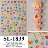 Adesivos fofos e divertidos para nail art com coelhinhos, ursinhos e laços, perfeitos para decoração DIY de celular e aplicação à prova d'água