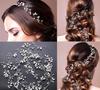 Nuevo Arribo Nupcial Hecho a Mano Pedrería Cristal Perla Rama Hoja Diadema Tocado Accesorios Vestido de Boda Venta al por Mayor Novia Coreana