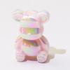 Cuentas de oso luminosas de color sólido, cuentas tridimensionales con orificio pasante, cadena de acrílico para teléfono móvil, llavero, accesorios de joyería DIY