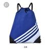 Bolso de tela Oxford con bolsillo, ligero, con cordón y diseño de logotipo personalizado para estudiantes, bolsa de baloncesto, bolsa de fútbol, bolsa de regalo