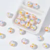 Populares Cuentas de Vidrio de Lunares Coloridos de 12 mm para Manualidades, Cuentas Redondas Perforadas Sueltas, Material de Cuentas, Accesorios para Pendientes, Colgantes, Joyería