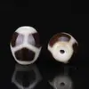 Ágata Marrón y Blanco Natural Cuentas Dzi Genuinas Sueltas para Pulseras, Separadores, Collares, Colgantes y Accesorios al por Mayor