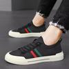 Sapatos Masculinos, Novos Modelos de Primavera e Outono, Sapatos Masculinos com Painel de Malha Respirável, Sapatos de Trabalho Slip-On Preguiçosos, Sapatos Casuais de Lona