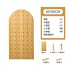 Panel perforado de madera maciza para pasillo, sala de estar, estante colgante de almacenamiento, estante de exhibición de productos, estante de almacenamiento montado en la pared, panel perforado