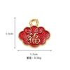 Nova gota de óleo manequim estilo chinês DIY acessórios de jóias Shajin Rich durante a noite pingente pulseira pendurada