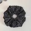 Ligas para el Cabello Florales Personalizadas, Scrunchies de Doble Capa con Acabado de Alta Gama, Bandas para el Cabello Oversize Estilo Vintage