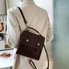 Bolsa feminina nova transfronteiriça aprovada diretamente, bolsa de ombro casual e moderna, mochila simples portátil de grande capacidade estilo universitário
