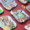 Imanes de Refrigerador de Madera Originales al por Mayor con una Tendencia Nacional, Souvenirs de Viaje de Beijing, Hangzhou, Shanghái, Tianjin, Wuhan, Cuidadosamente Seleccionados