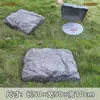 Tapa de alcantarilla Decoración Fibra de vidrio Escultura de piedra falsa Adorno Jardín Paisajismo Equipo de embellecimiento Tapa