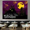 Tecido de Fundo para Halloween Estilo Nórdico Pano para Pendurar ins Decoração de Quarto de Menina Celebridade Cyber Arranjo de Cabeceira Tapeçarias Parede de Dormitório